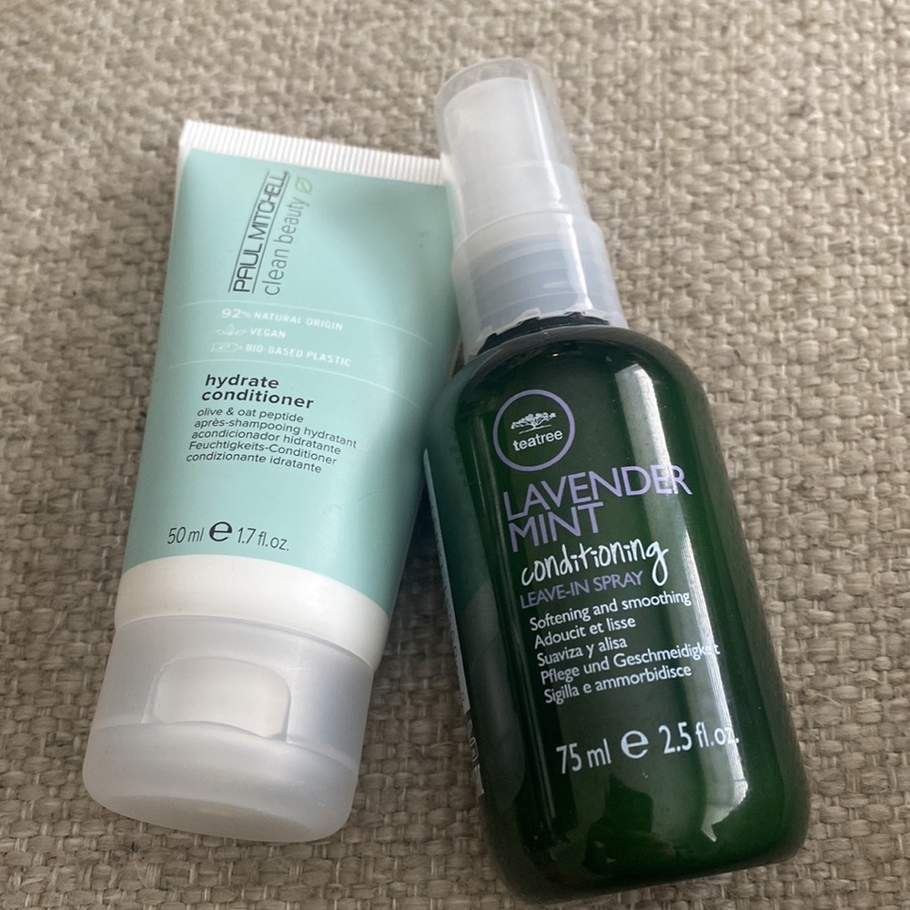 New Paul Mitchell Clean Beauty Hydrate Conditioner Tea Tree Lavender Mint Set